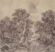 Wooded Landscape with River Thomas Gainsborough